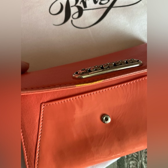 BRIGHTON 🪸CORAL🪸 💯% GENUINE LEATHER TOTE BAG & MATCHING WALLET SET 🌟EUC🌟 - Picture 16 of 16